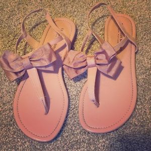 Blush pink sandals
